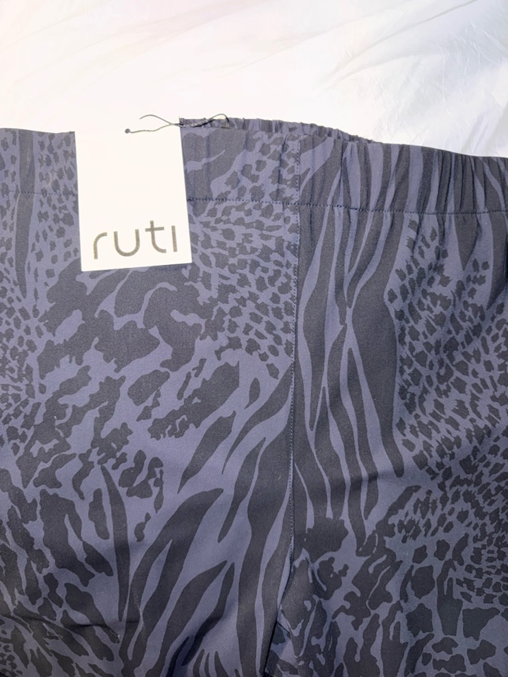 The On the Loose Work Pants - Dark Navy Animal